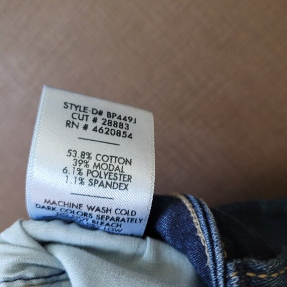 Just Black Denim | Slim Straight | Size 27 | Dark color - Picture 14 of 14